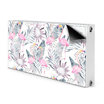 Magnetisk radiatorkåpa Flamingos