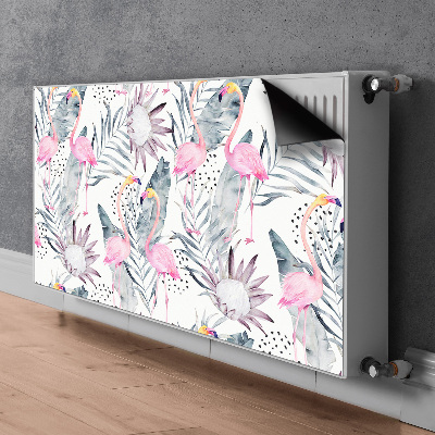 Magnetisk radiatorkåpa Flamingos