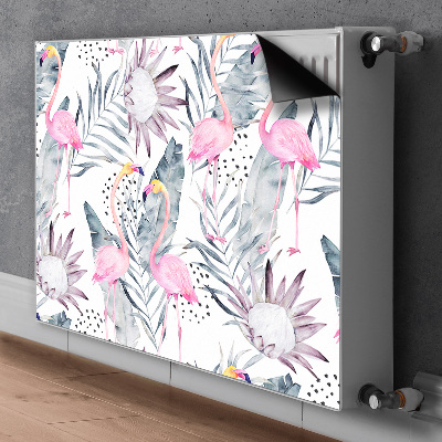 Magnetisk radiatorkåpa Flamingos