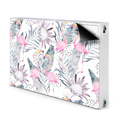 Magnetisk radiatorkåpa Flamingos