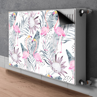 Magnetisk radiatorkåpa Flamingos