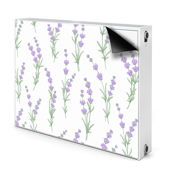 Magnetiskt radiatorskydd Lavendel blommor