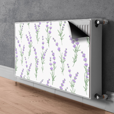 Magnetiskt radiatorskydd Lavendel blommor