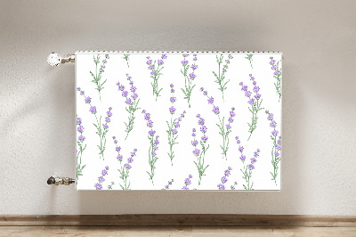 Magnetiskt radiatorskydd Lavendel blommor