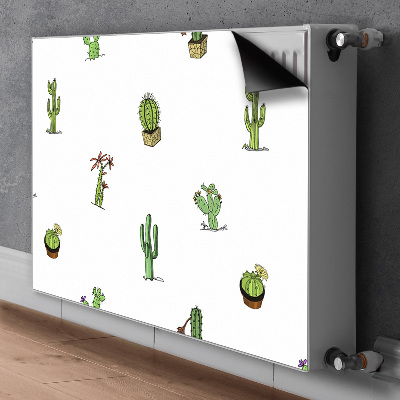 Magnetiskt radiatorskydd Kaktusar