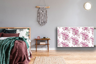 Magnetisk radiatorkåpa Rosa blommor