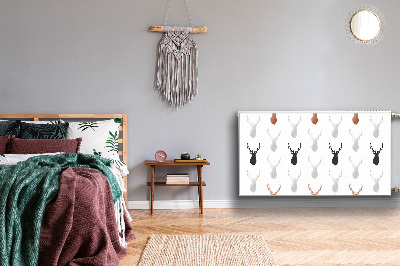 Magnetiskt radiatorskydd Rådjurshuvud