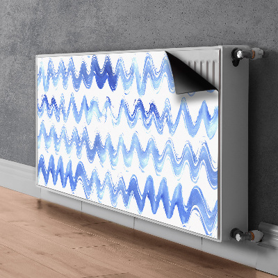 Magnetisk radiatorkåpa Akvarell vågor