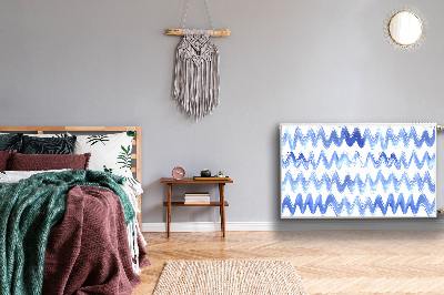 Magnetisk radiatorkåpa Akvarell vågor
