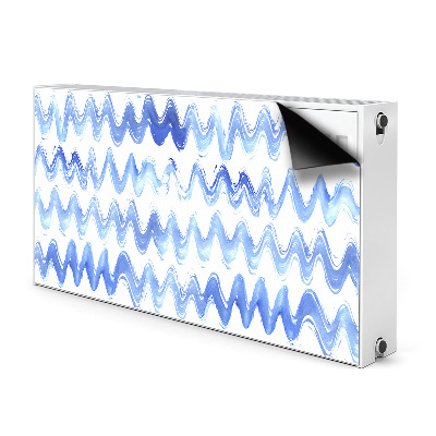 Magnetisk radiatorkåpa Akvarell vågor