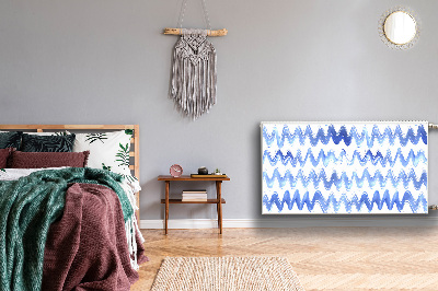 Magnetisk radiatorkåpa Akvarell vågor