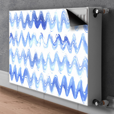 Magnetisk radiatorkåpa Akvarell vågor