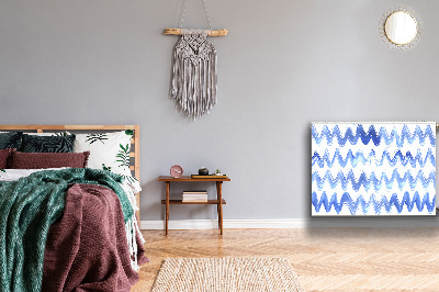 Magnetisk radiatorkåpa Akvarell vågor