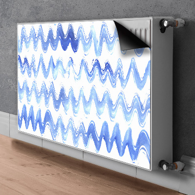 Magnetisk radiatorkåpa Akvarell vågor