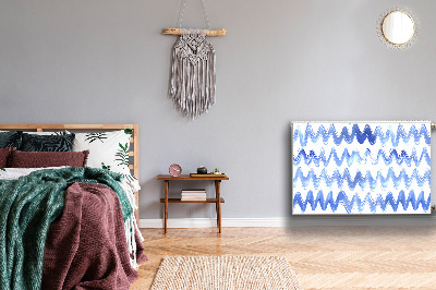 Magnetisk radiatorkåpa Akvarell vågor