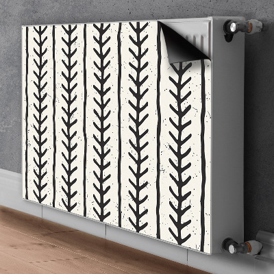 Magnetisk radiatorkåpa Fiskbensmönster