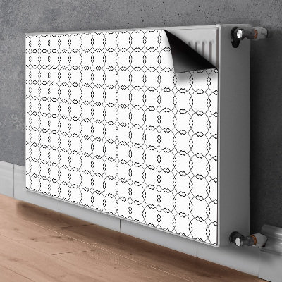 Magnetisk radiatorkåpa Vågiga hjul