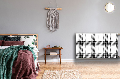 Magnetisk radiatorkåpa Rutigt mönster