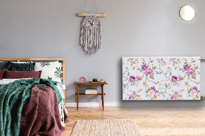 Magnetiskt radiatorskydd De blommande träden