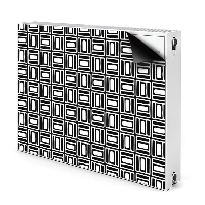 Magnetisk radiatorkåpa Geometriskt mönster