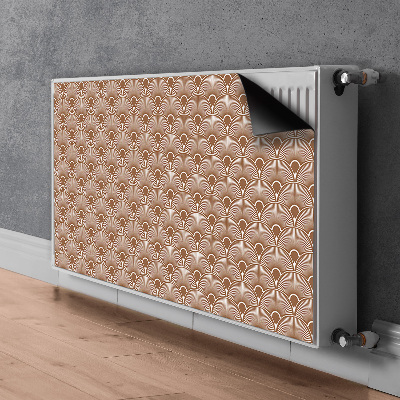 Magnetisk radiatorkåpa Art déco stil