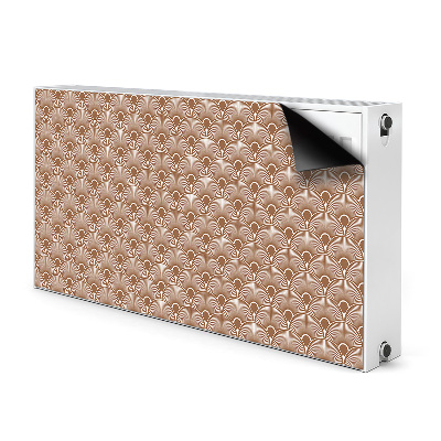 Magnetisk radiatorkåpa Art déco stil