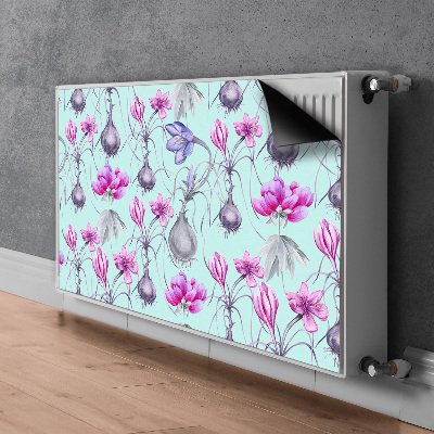 Magnetisk radiatorkåpa Krokusar med lök