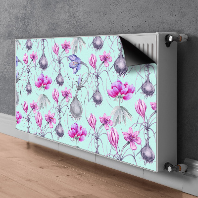 Magnetisk radiatorkåpa Krokusar med lök
