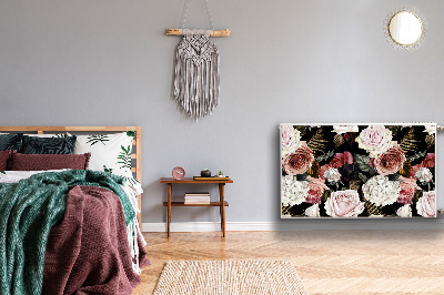 Magnetisk radiatorkåpa Barockblommor