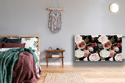 Magnetisk radiatorkåpa Barockblommor