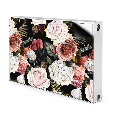 Magnetisk radiatorkåpa Barockblommor