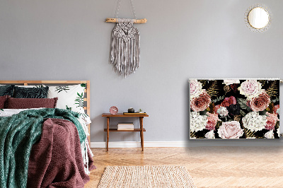 Magnetisk radiatorkåpa Barockblommor