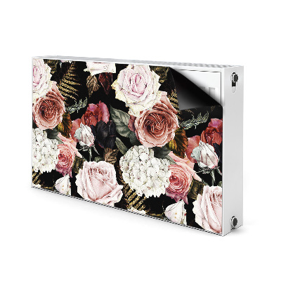 Magnetisk radiatorkåpa Barockblommor