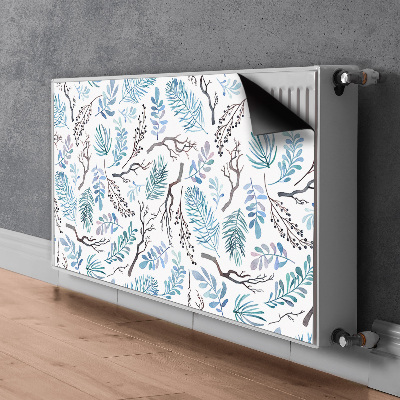 Magnetisk radiatorkåpa Blad och grenar