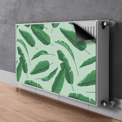 Magnetisk radiatorkåpa Bananlöv