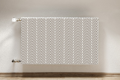 Magnetiskt radiatorskydd Fiskbensmönster