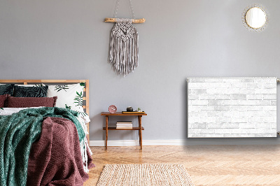 Magnetisk radiatorkåpa Vitt tegel