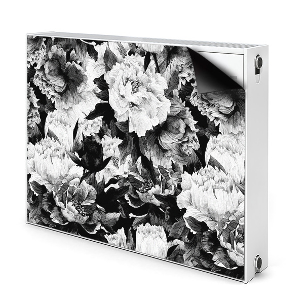 Magnetisk radiatorkåpa Svarta rosor