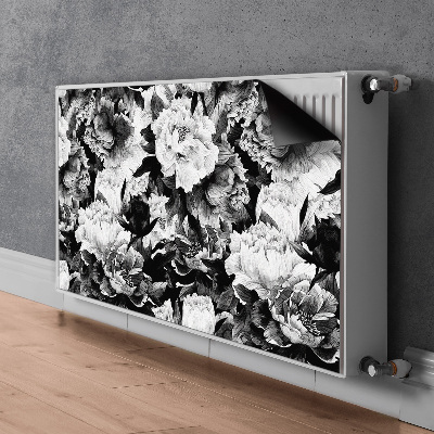 Magnetisk radiatorkåpa Svarta rosor