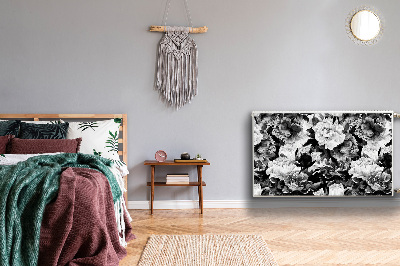 Magnetisk radiatorkåpa Svarta rosor