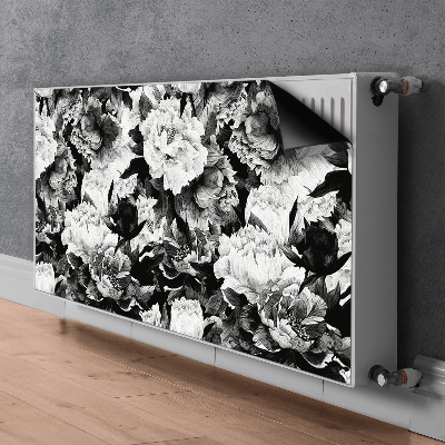 Magnetisk radiatorkåpa Svarta rosor
