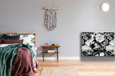 Magnetisk radiatorkåpa Svarta rosor
