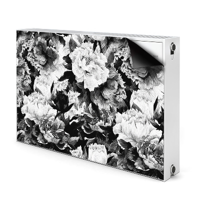 Magnetisk radiatorkåpa Svarta rosor