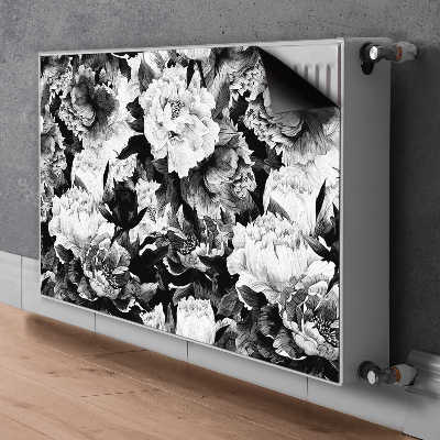 Magnetisk radiatorkåpa Svarta rosor