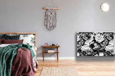 Magnetisk radiatorkåpa Svarta rosor