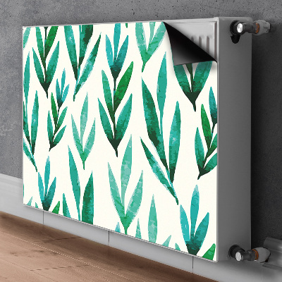 Magnetisk radiatorkåpa Gröna löv