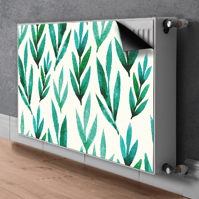 Magnetisk radiatorkåpa Gröna löv