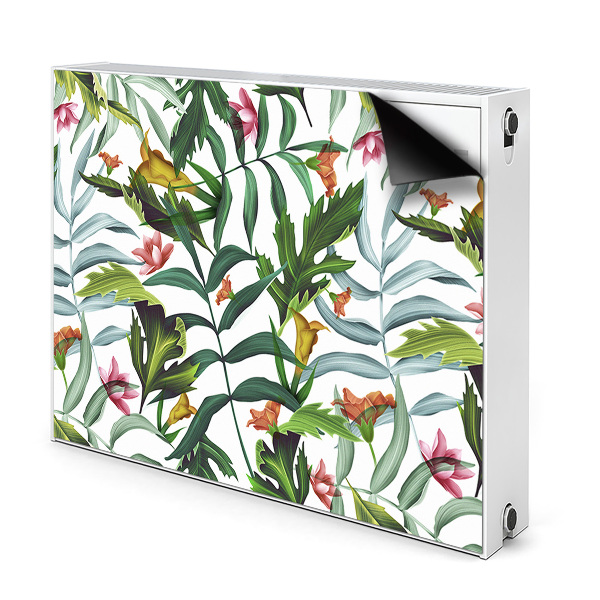 Magnetisk radiatorkåpa Tropisk flora