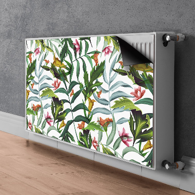 Magnetisk radiatorkåpa Tropisk flora