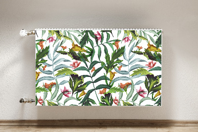 Magnetisk radiatorkåpa Tropisk flora